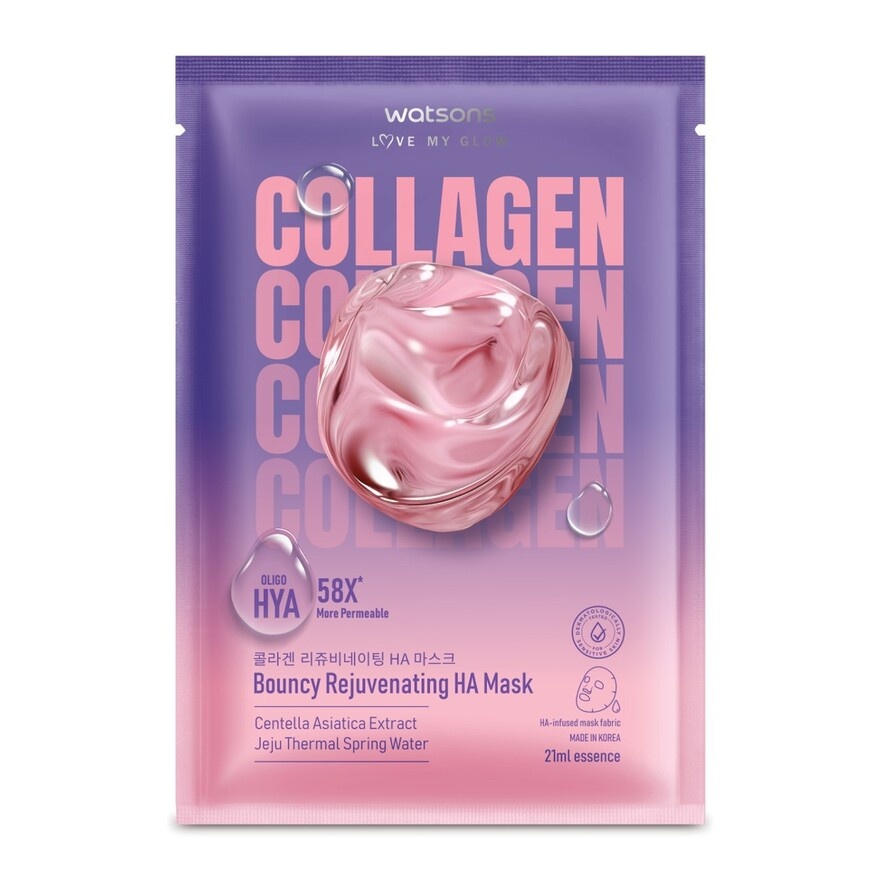 Collagen Bouncy Rejuvenating HA Mask 1s