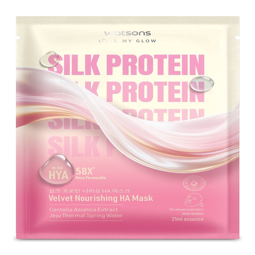 Silk Protein Velvet Nourishing HA Mask 1s