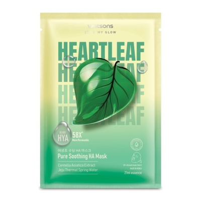 WATSONS - Heartleaf Pure Soothing HA Mask 1s