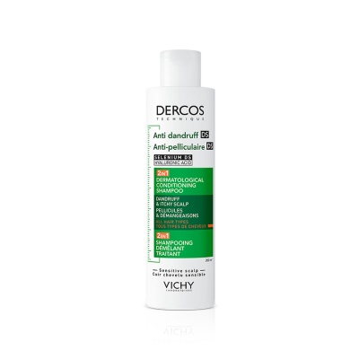 DERCOS - Anti-Dandruff 2in1 Shampoo 200ml (All Hair types) image