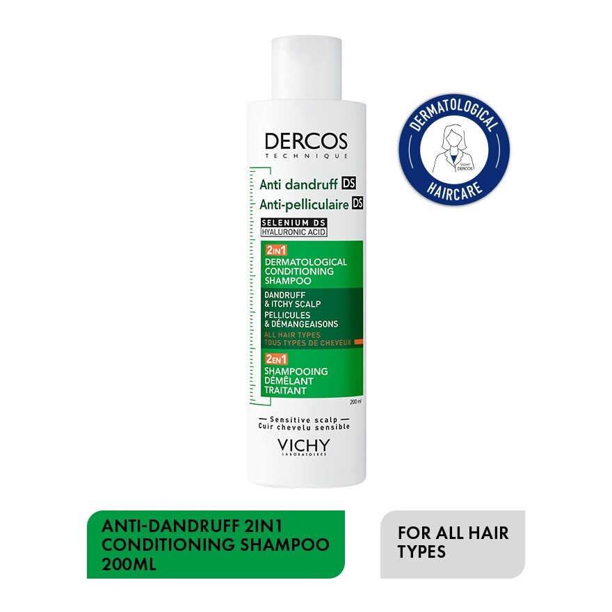 Anti Dandruff 2in1 Shampoo 200ml (All Hair types) image
