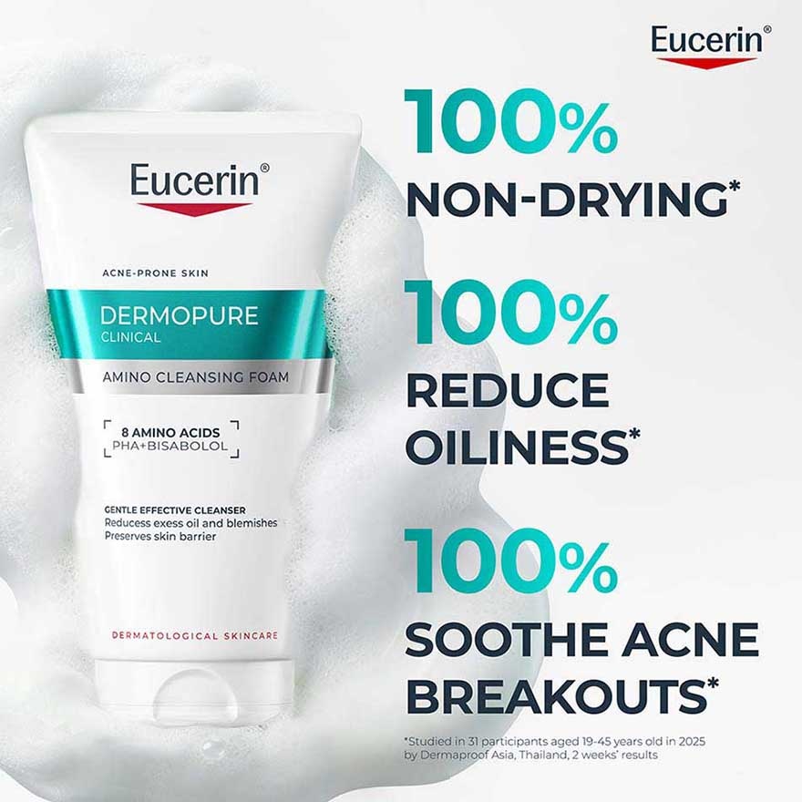 Dermopure Clinical Amino Cleansing Foam Twin Pack 150ml
