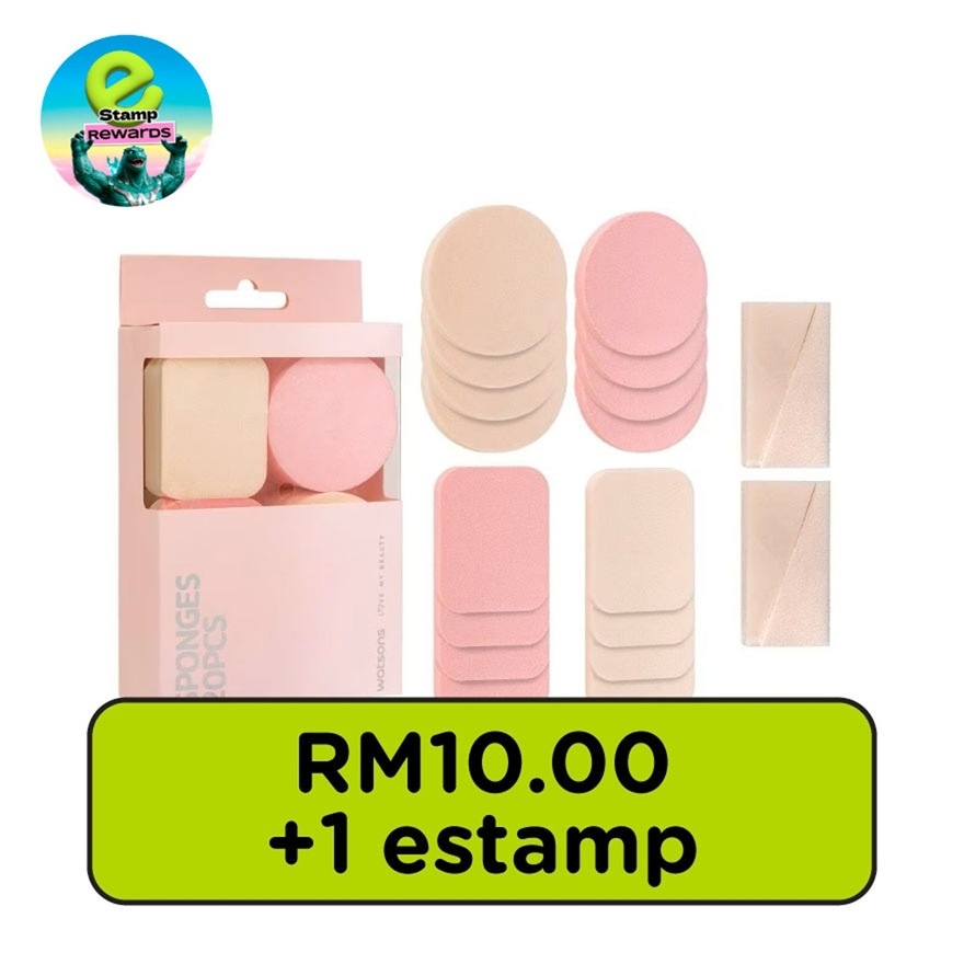 WATSONS&nbsp;Cosmetic Sponge 20s