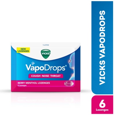 VICKS - VapoDrops Lozenges - Berry 6S