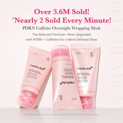 MEDICUBE - PDRN Pink Caffeine Night Wrapping Mask 75ml