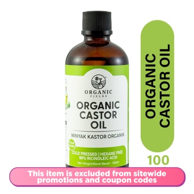 ORGANIC FIELDS - Organic Castor Oil 100ml