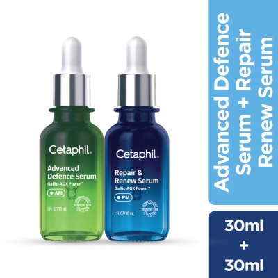 CETAPHIL - Advanced Defence Serum 30ml & Repair & Renew Serum 30ml
