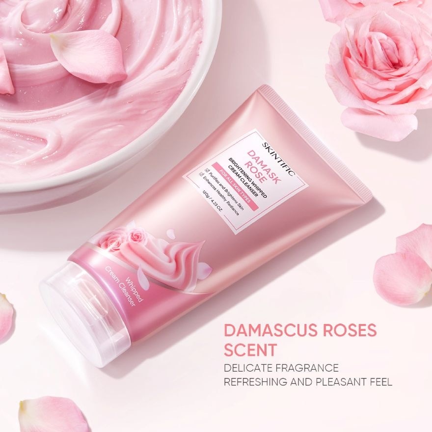 Damask Rose Brightening Whipped Cream Cleanser 120g