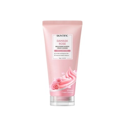 SKINTIFIC - Damask Rose Brightening Whipped Cream Cleanser 120g
