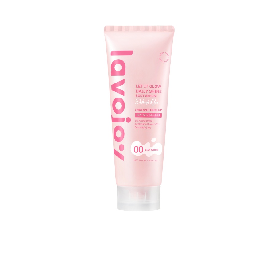 Let It Glow Daily Shine Body Serum Delicate Rose 00 Silk White 180ml image