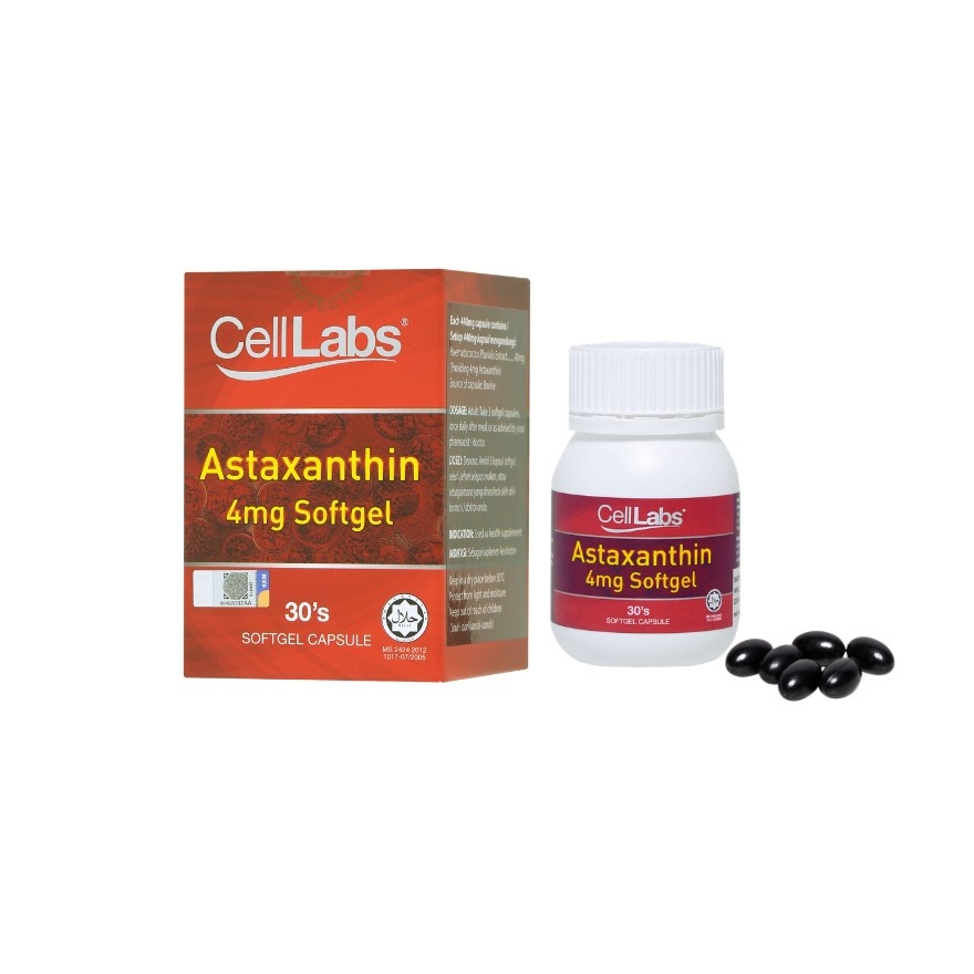CellLabs Astaxanthin 4mg Softgel 30s image