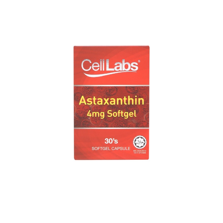 CellLabs Astaxanthin 4mg Softgel 30s image