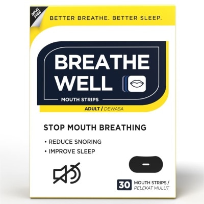 BREATHE WELL - Mouth Strips Adult 30s