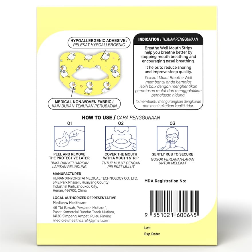 Mouth Strips Kids 30s