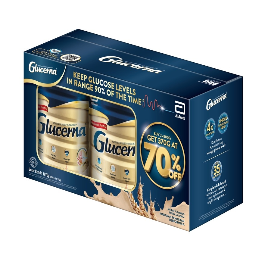 Wheat 800gx2 - Diabetic Nutrition Formula