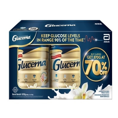 GLUCERNA - Triple Care Vanilla 800gx2