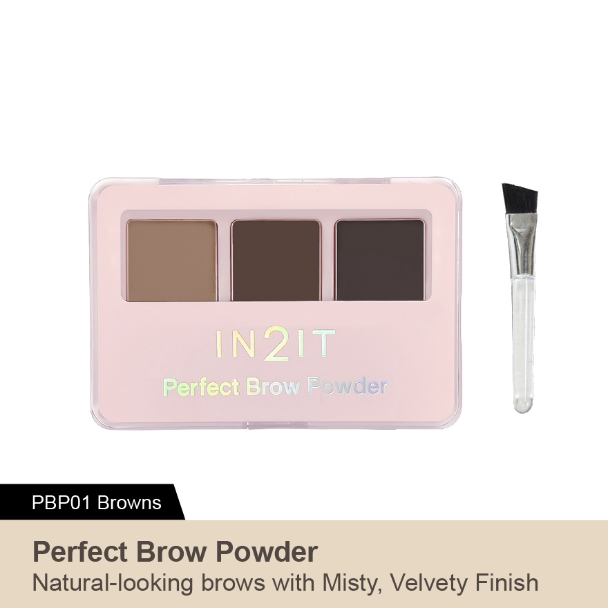 Perfect Brow Powder Brown PBP01