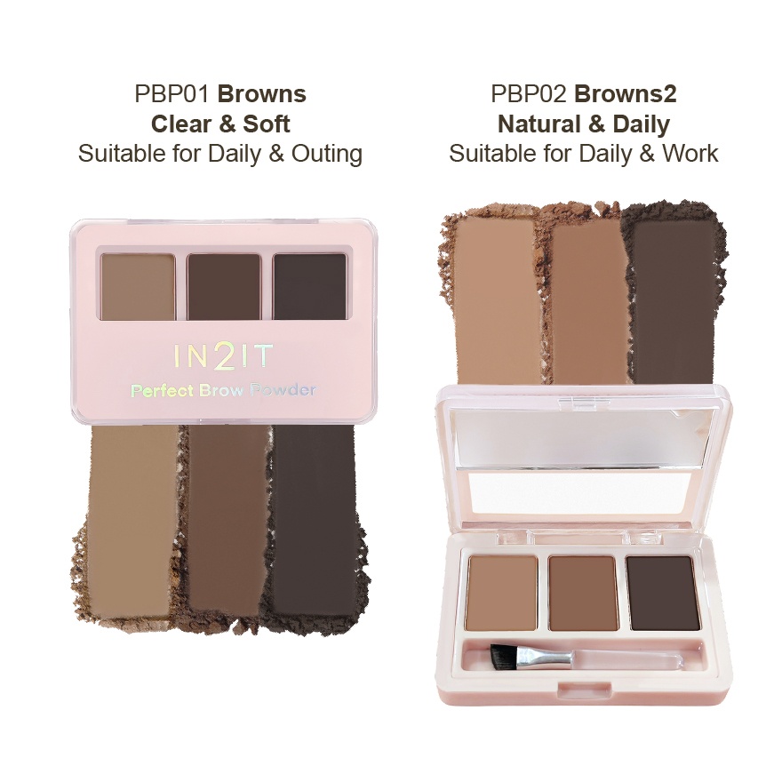 Perfect Brow Powder Brown PBP01