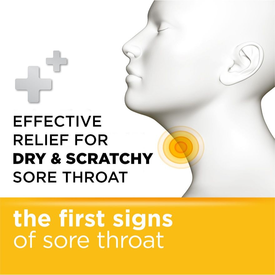 Sore Throat Lozenges Soothing Honey & Lemon 12s