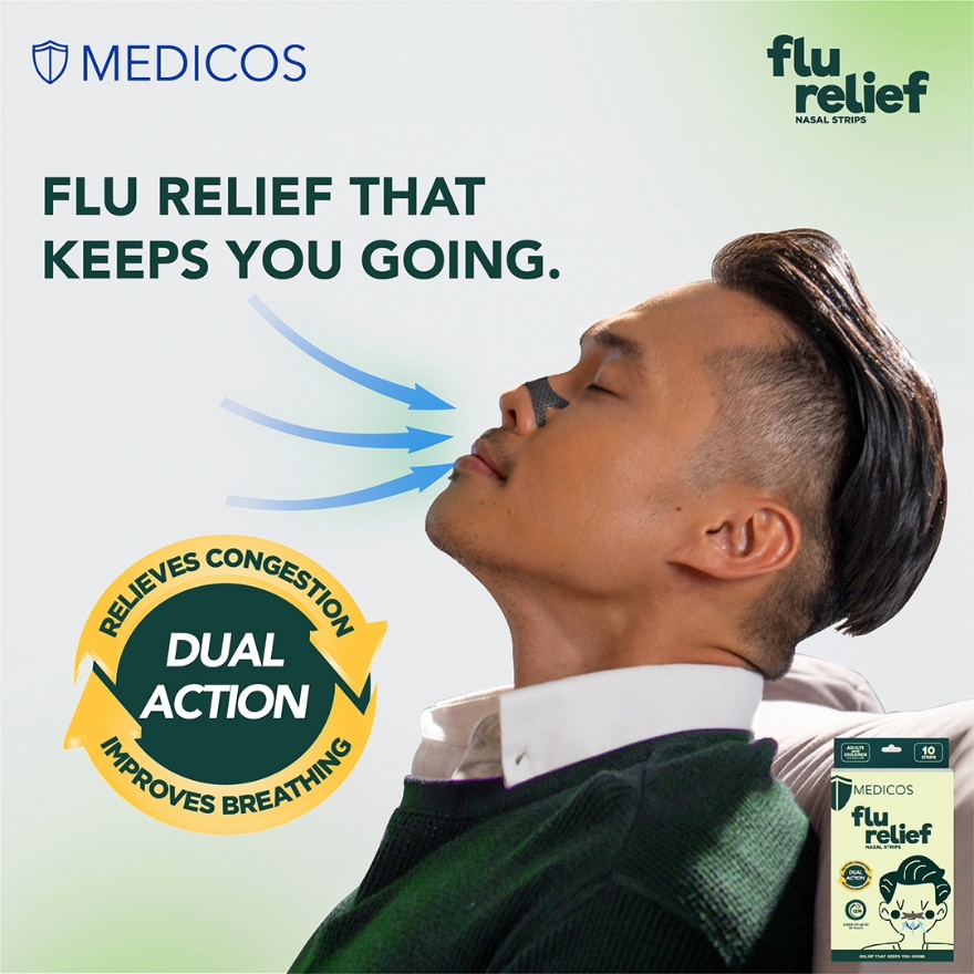 Flu Relief Nasal Strips 10s