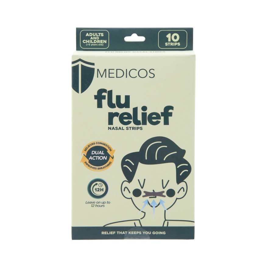 Flu Relief Nasal Strips 10s