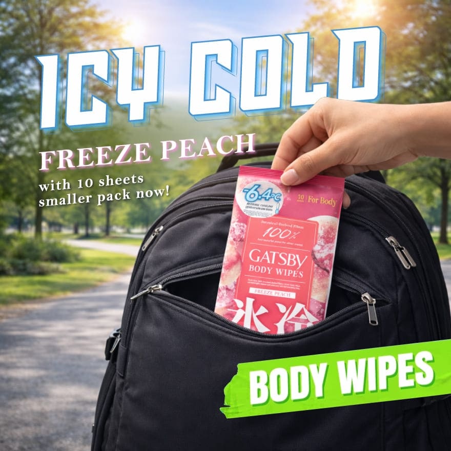 Ice-type Deodorant Body Wipes Freeze Peach 10S