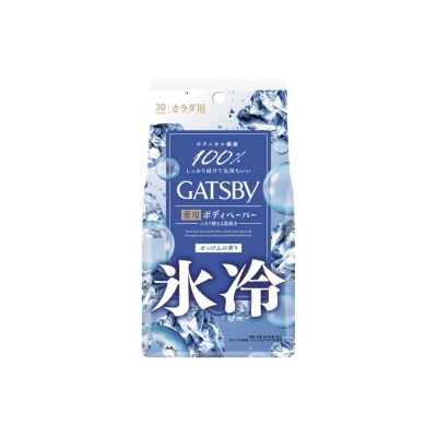 GATSBY - Ice-Type Deodorant Body Wipes Ice Savon 30S