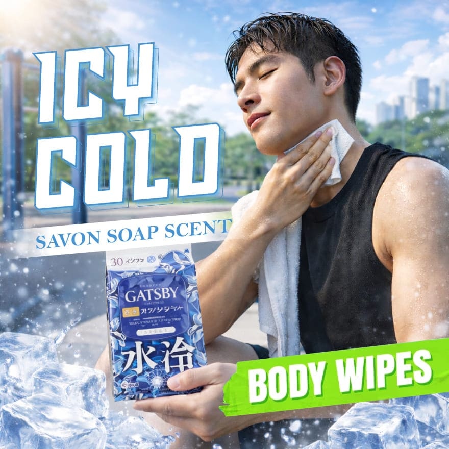 Ice-Type Deodorant Body Wipes Ice Savon 30S