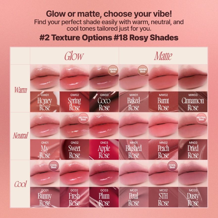 Rose Obsession Stay Fit Lip Tint GW03 Coco Rose