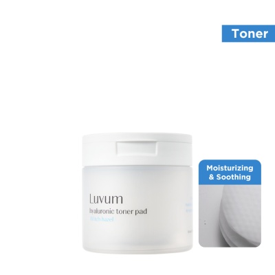LUVUM - Witch Hazel Hyaluronic Toner Pad 60s