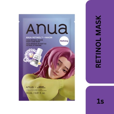 ANUA - KPop Demon Hunters Retinol Niacin Night Care Mask 1s