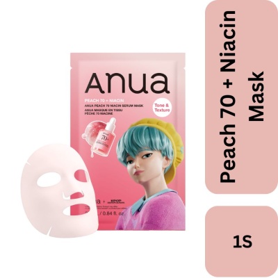 ANUA KPop Demon Hunters Peach 70 Niacin Serum Mask 1s image