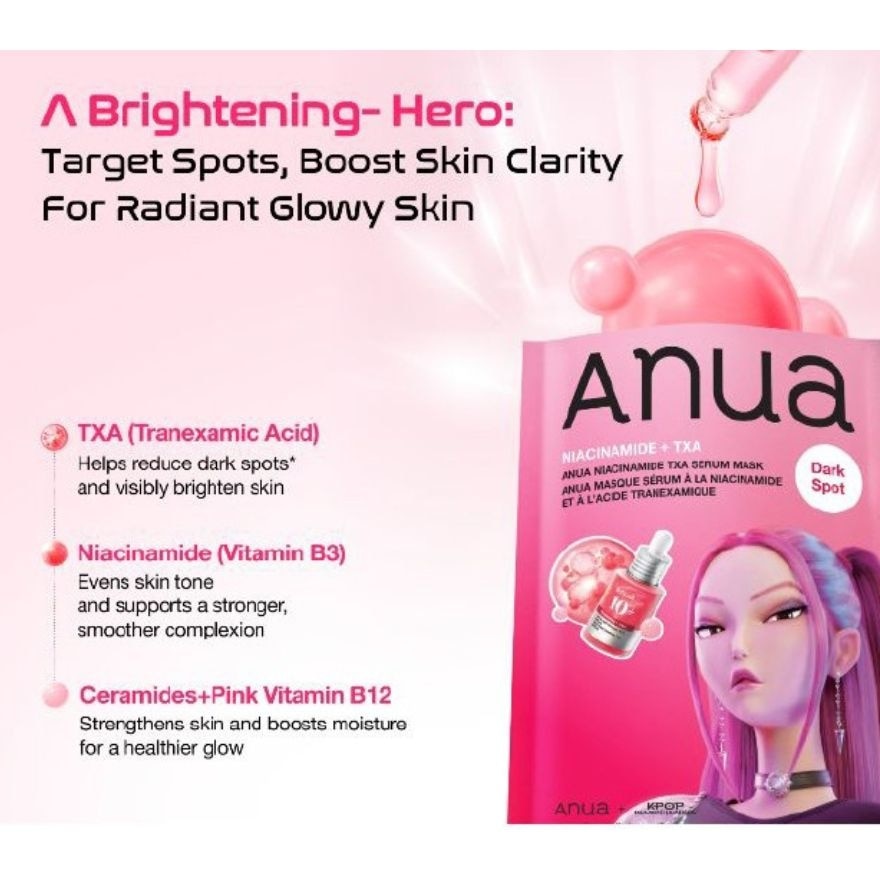 KPop Demon Hunters  Niacinamide Txa Serum Mask 1s