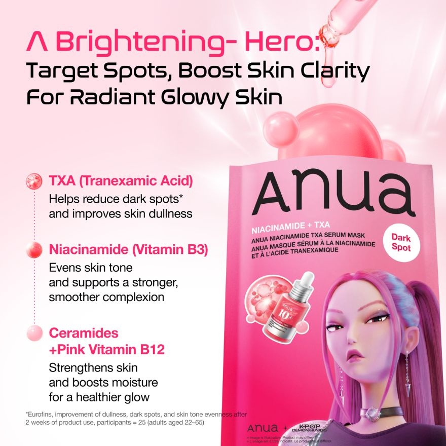 KPop Demon Hunters Niacinamide Txa Serum Mask 1s image