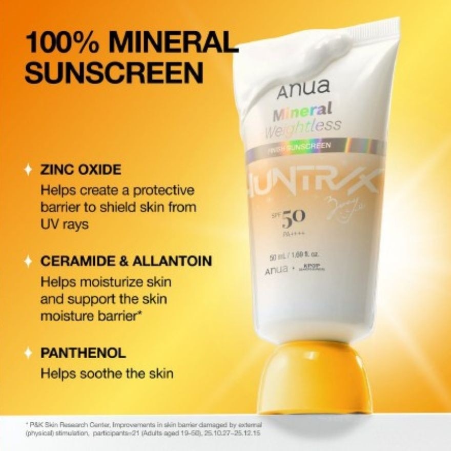 KPop Demon Hunters Mineral Weightless Finish Sunscreen SPF 50 PA++++ 50ml