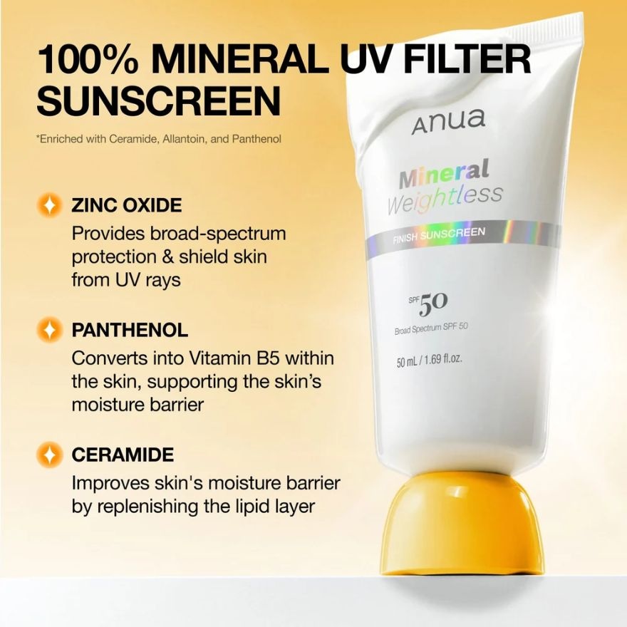 KPop Demon Hunters Mineral Weightless Finish Sunscreen SPF 50 PA++++ 50ml image