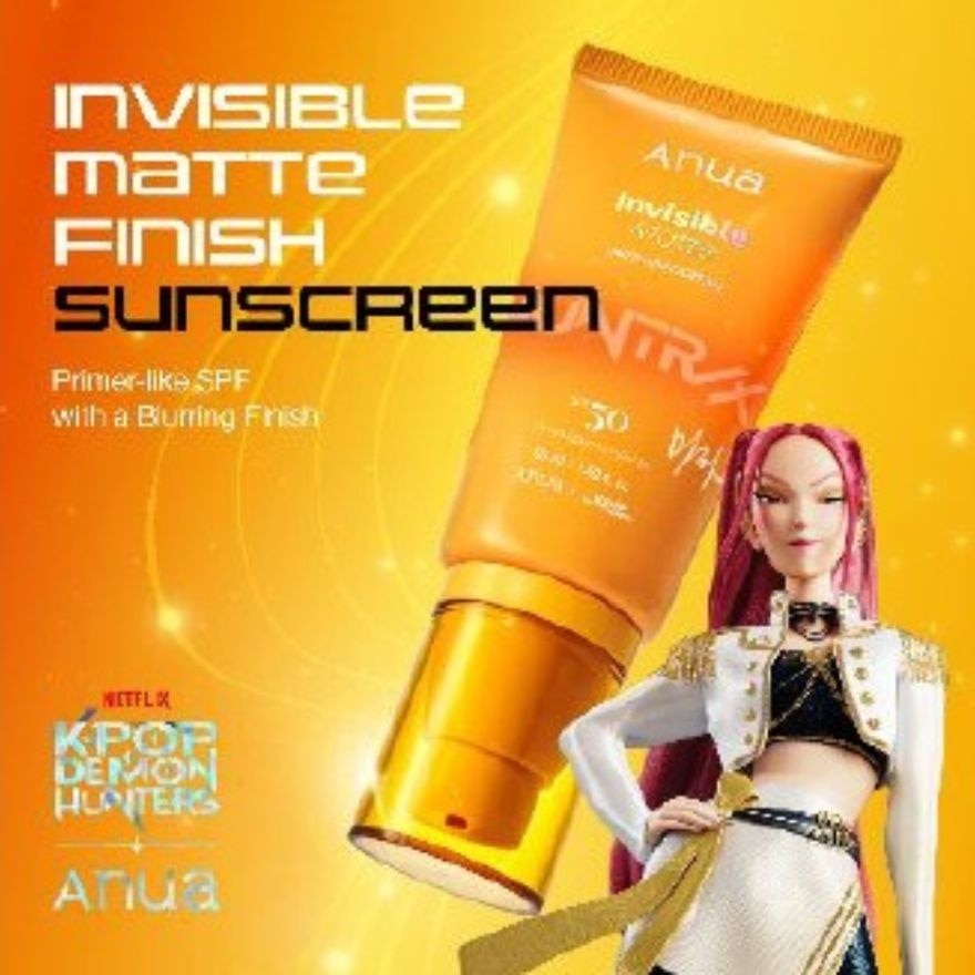 KPop Demon Hunters Invisible Matte Finish Sun Screen SPF 50 PA+++ 50ml