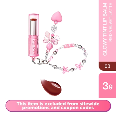 GLAD2GLOW - Glowy Tint Lip Balm 03 Red Velvet Latte 3g