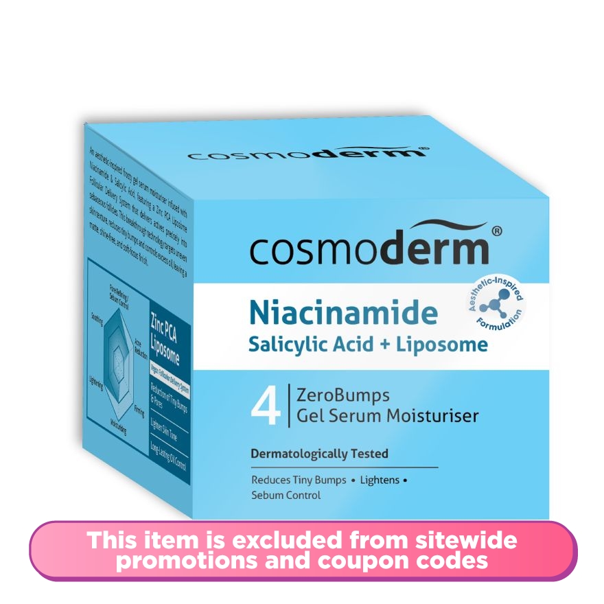 Niacinamide Salicylic Acid ZeroBumps Gel Serum Moisturiser 30ml