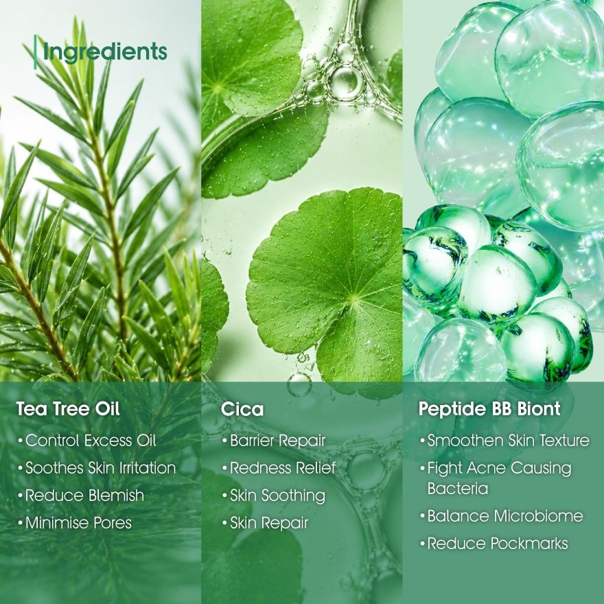 Tea Tree Oil AcneCare Gel Serum Moisturiser 30ml image