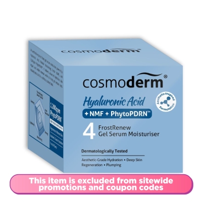 COSMODERM, Hyaluronic Acid FrostRenew Gel Serum Moisturiser 30ml ...