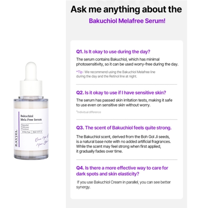 Bakuchiol Mela Free Serum 30ml