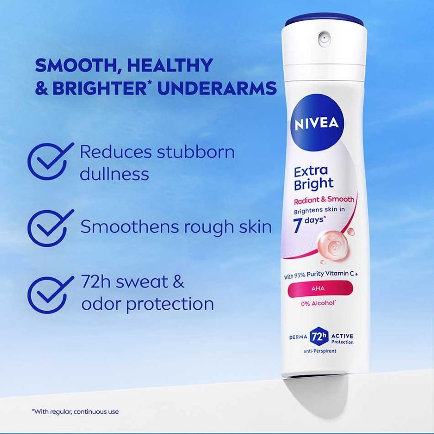 [Buy 2 Free 1] Deodorant Radiant & Smooth Spray 3x150ml