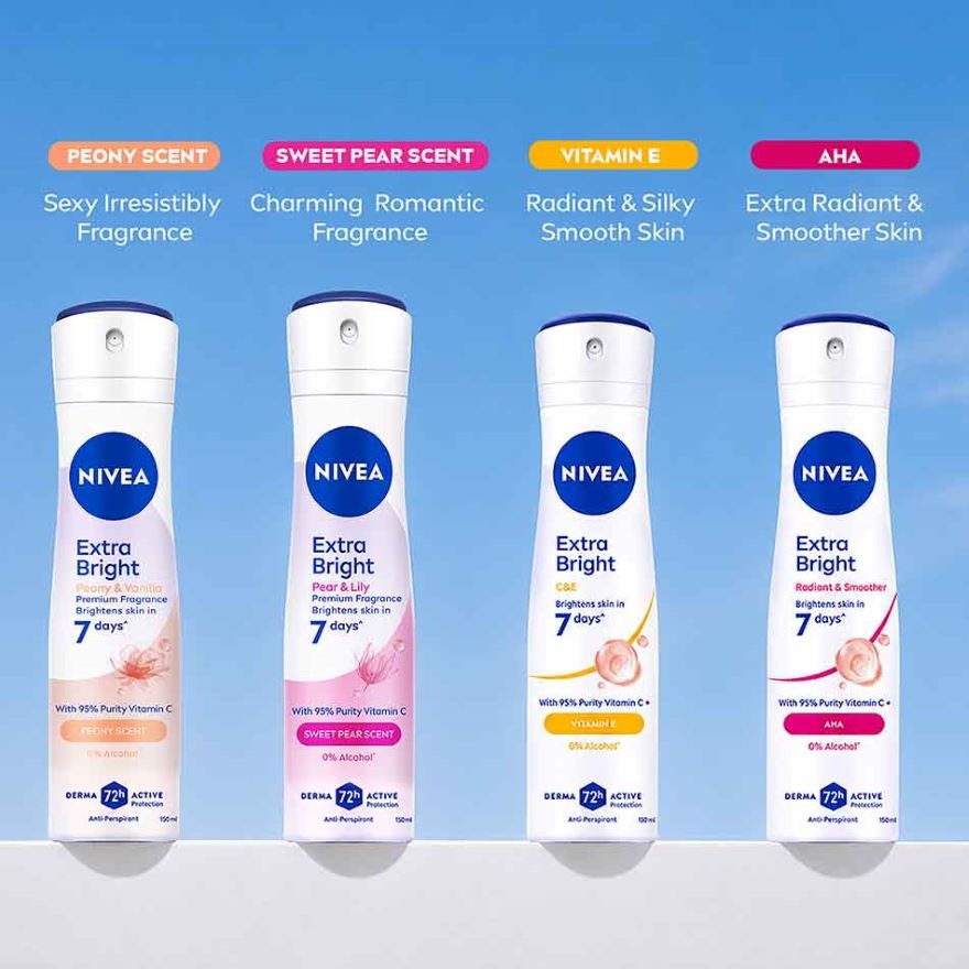 [Buy 2 Free 1] Deodorant Radiant & Smooth Spray 3x150ml