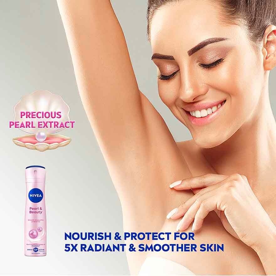 [Buy 2 Free 1] Deodorant Pearl Beauty Spray 3 x 150ml