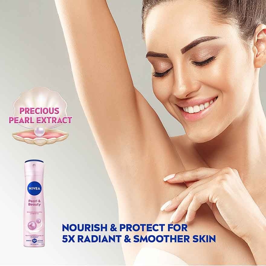[Buy 2 Free 1] Deodorant Pearl Beauty Spray 3 x 150ml