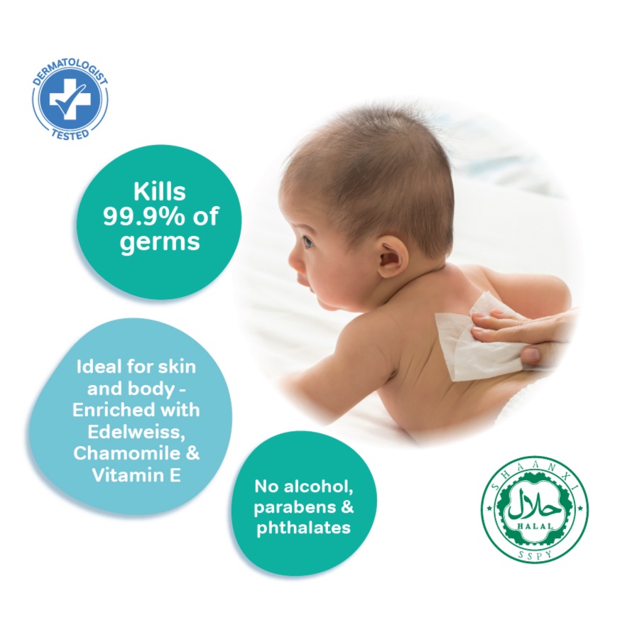 Antibacterial Baby Wipes 30s x 48