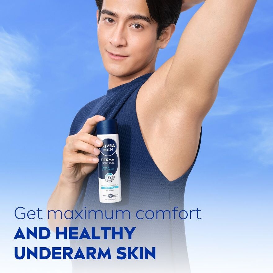 [Buy 2 Free 1] Deodorant Derma Control Defend Spray 3x150ml