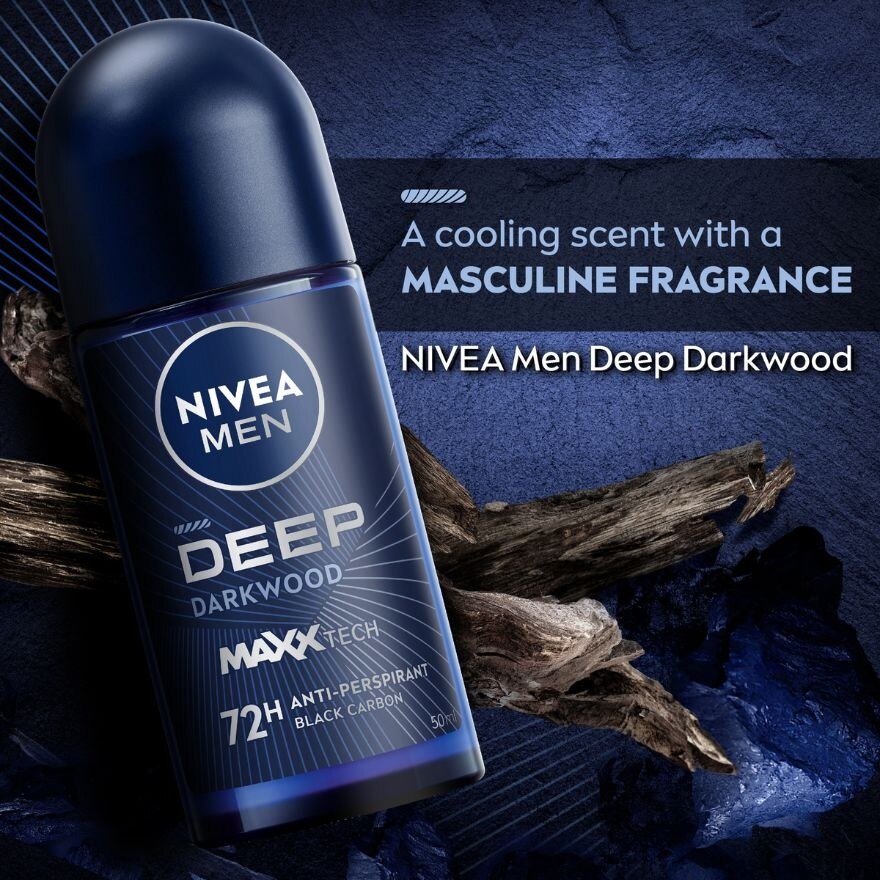 [Buy 2 Free 1] DEEP Deodorant Roll On Twin Pack 3x50ml