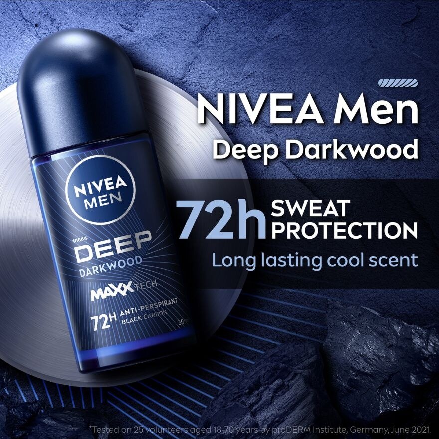 [Buy 2 Free 1] DEEP Deodorant Roll On Twin Pack 3x50ml